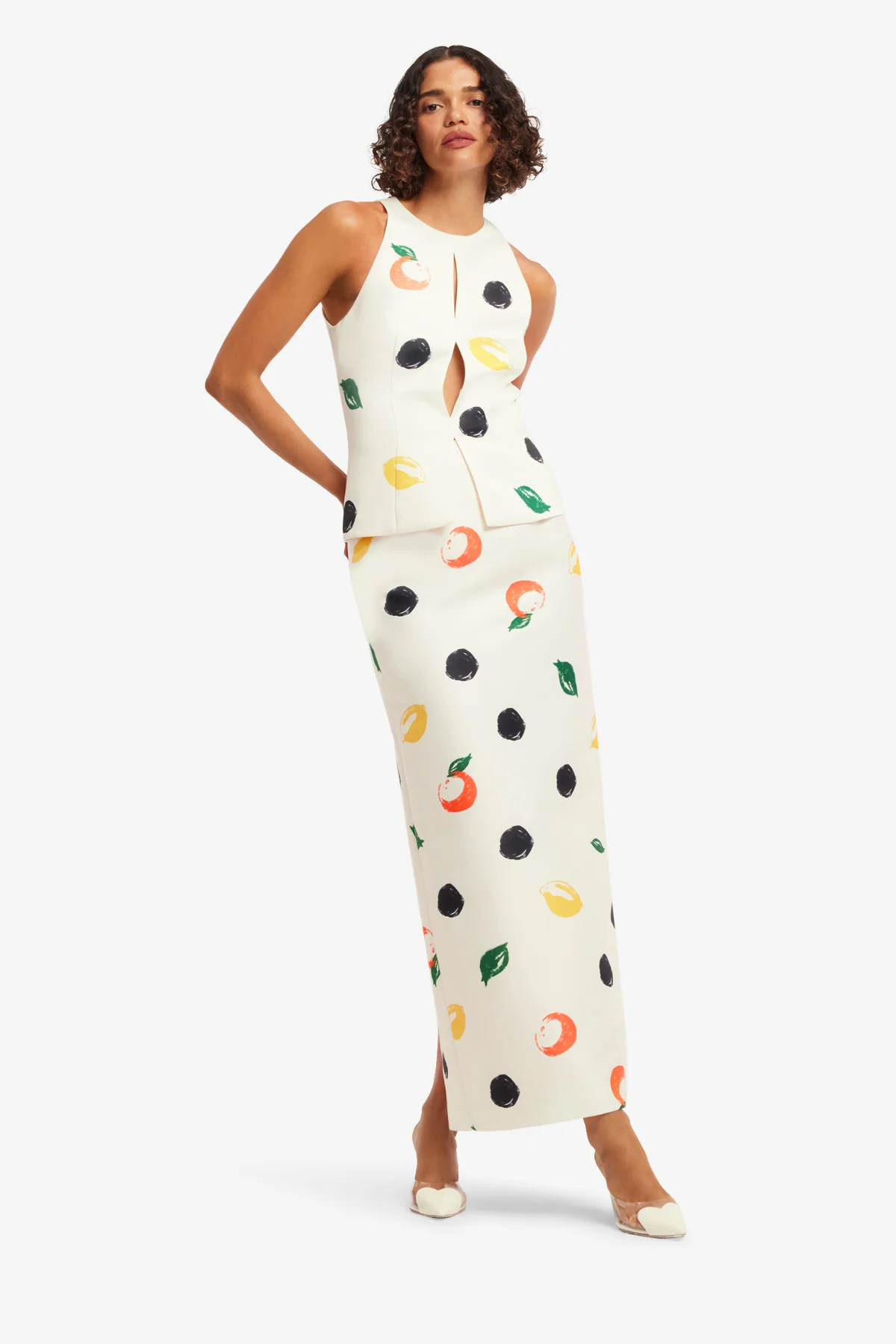 Amelia Top - Citrus Spots - Image 3