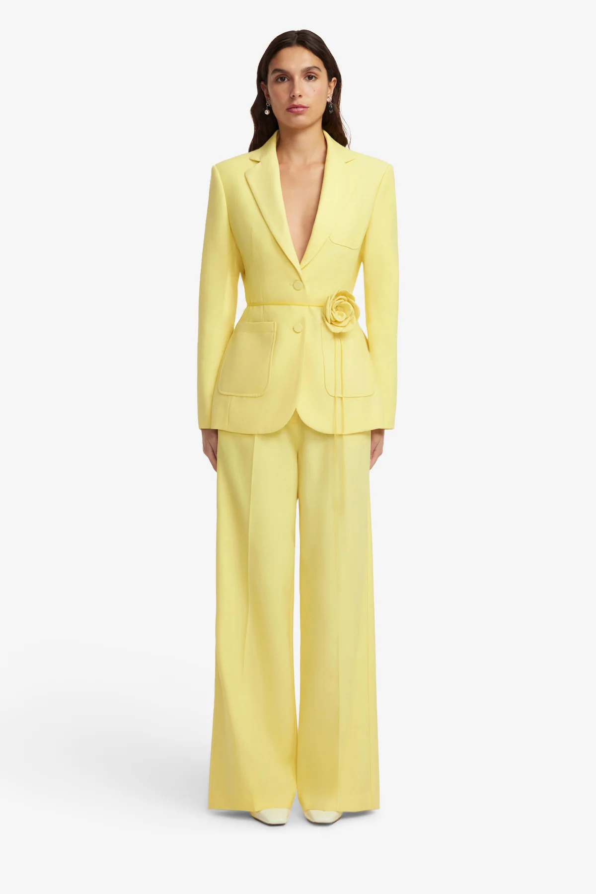 Elisha Wide Leg Pants - Limoncello - Image 2