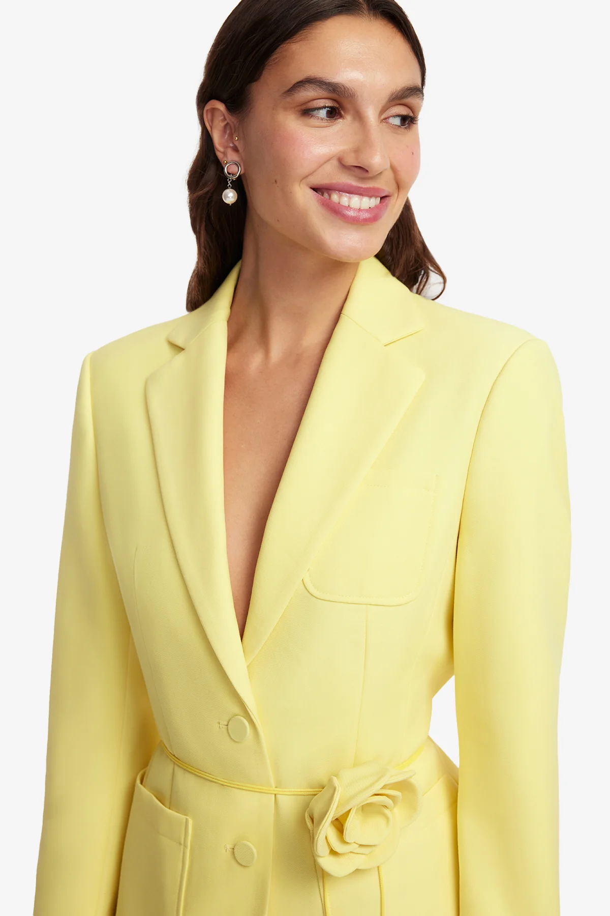 Elisha Wide Leg Pants - Limoncello - Image 6