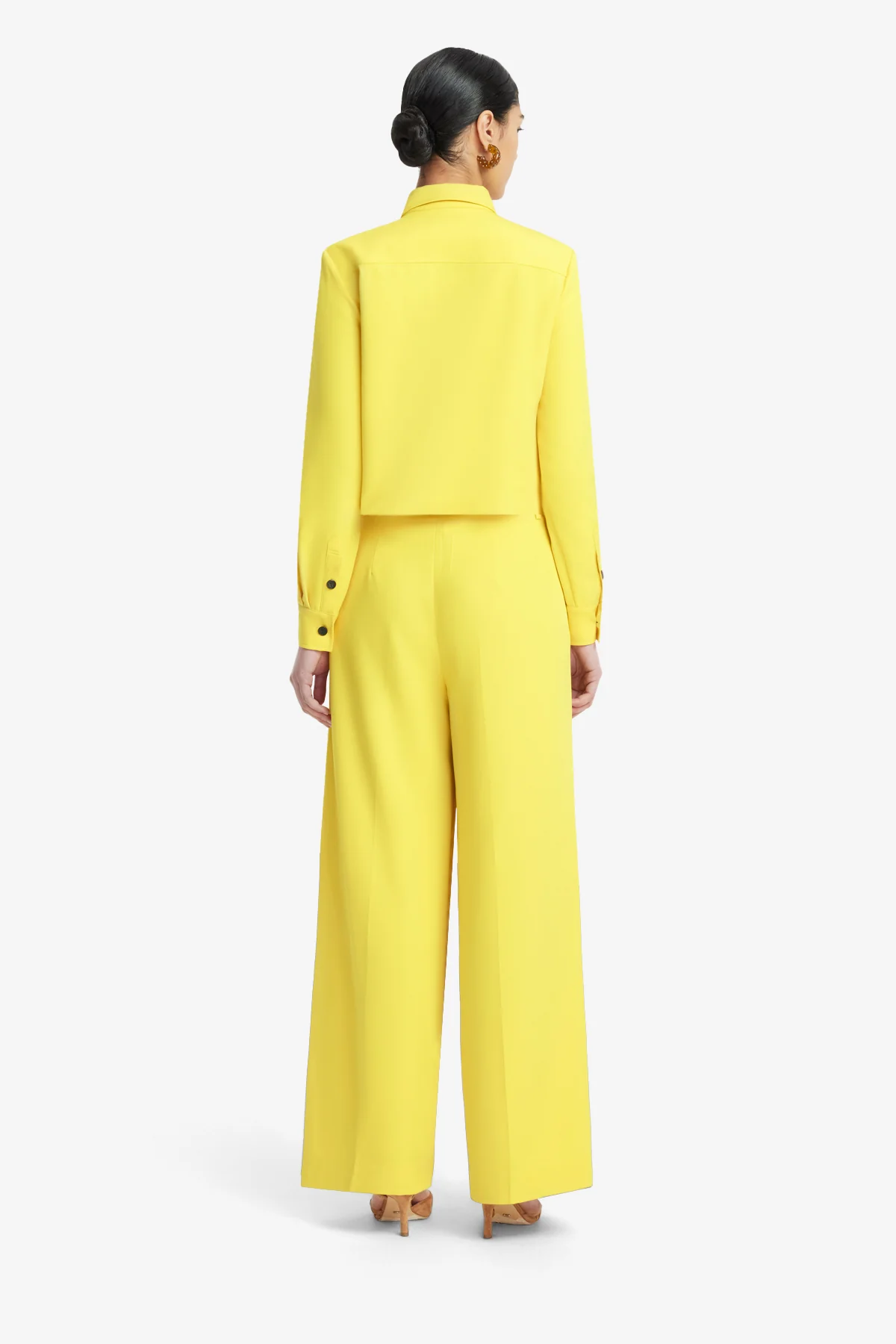 Elisha Wide Leg Pants - Sunshine - Image 5