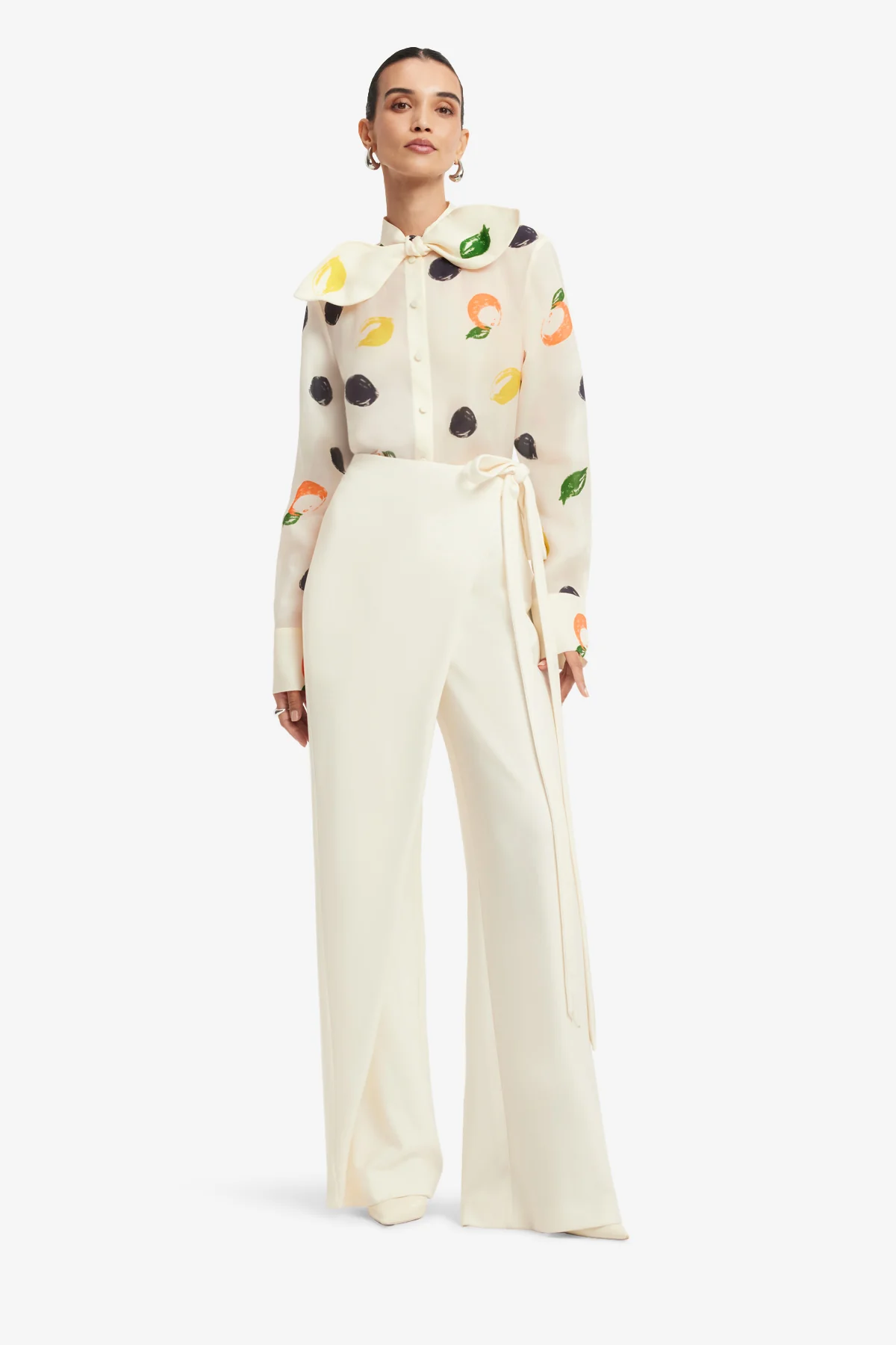 Felicity Wrap Pants - Snow - Image 3