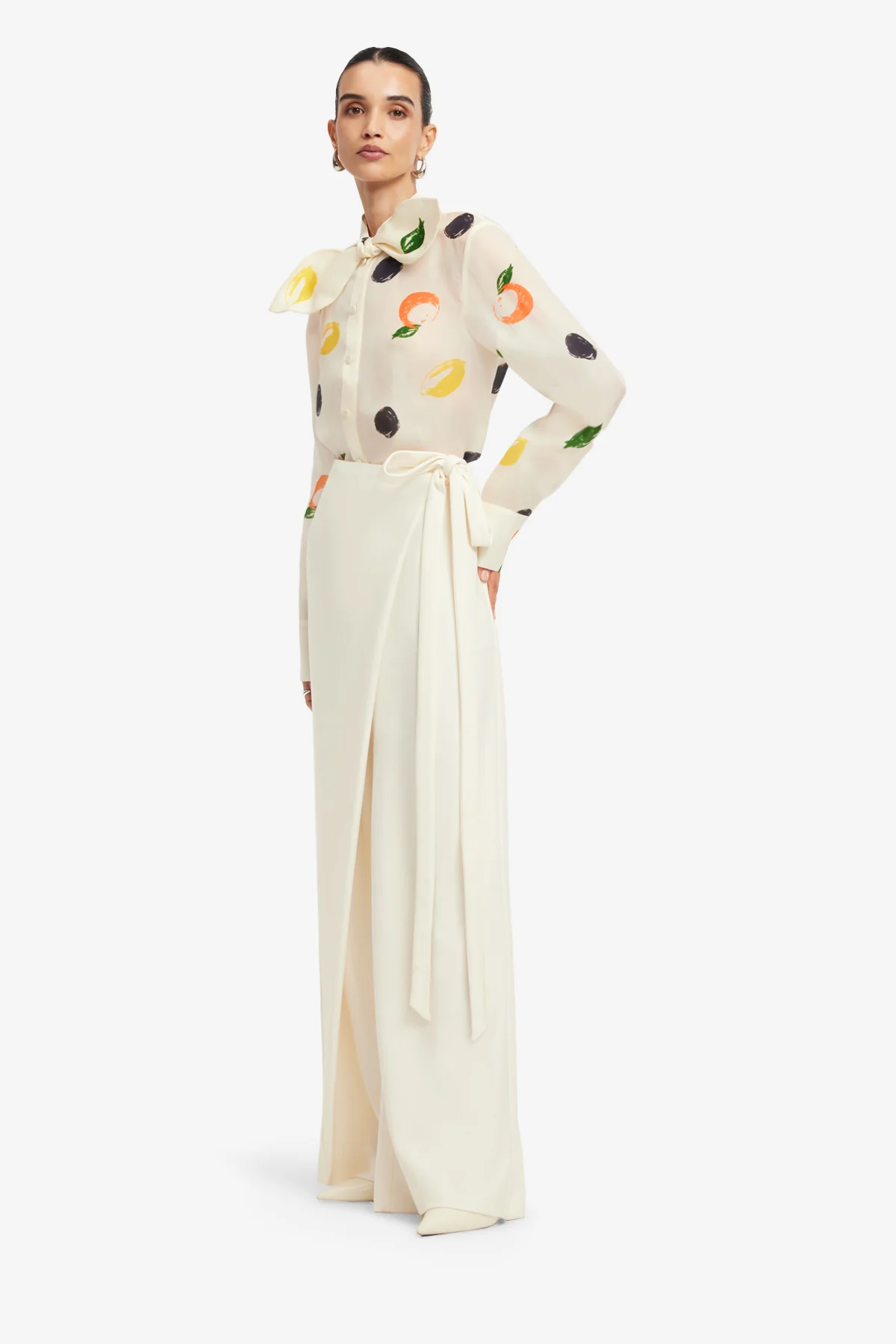 Felicity Wrap Pants - Snow - Image 4