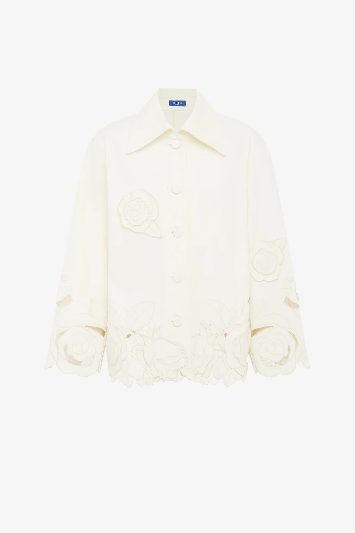 Jayna Appliqué Jacket - Snow