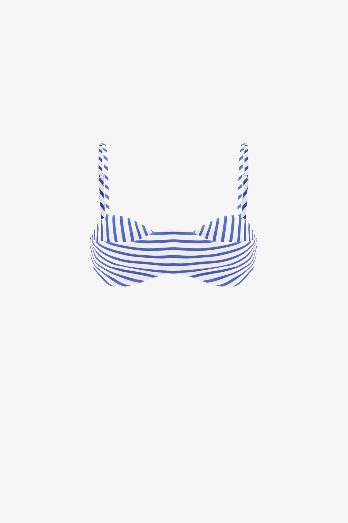 Julia Striped Bralette - Navy