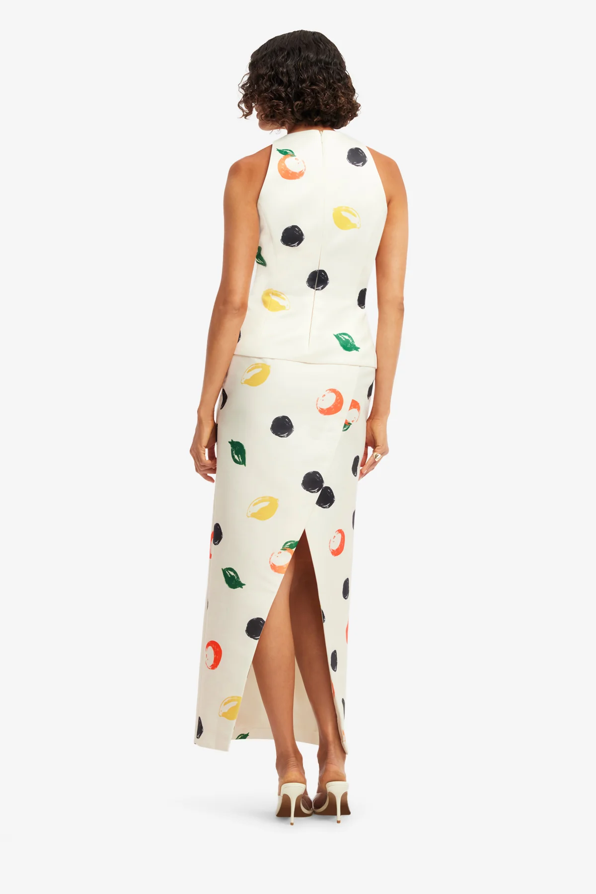 Quinn Maxi Skirt - Citrus Spots - Image 5