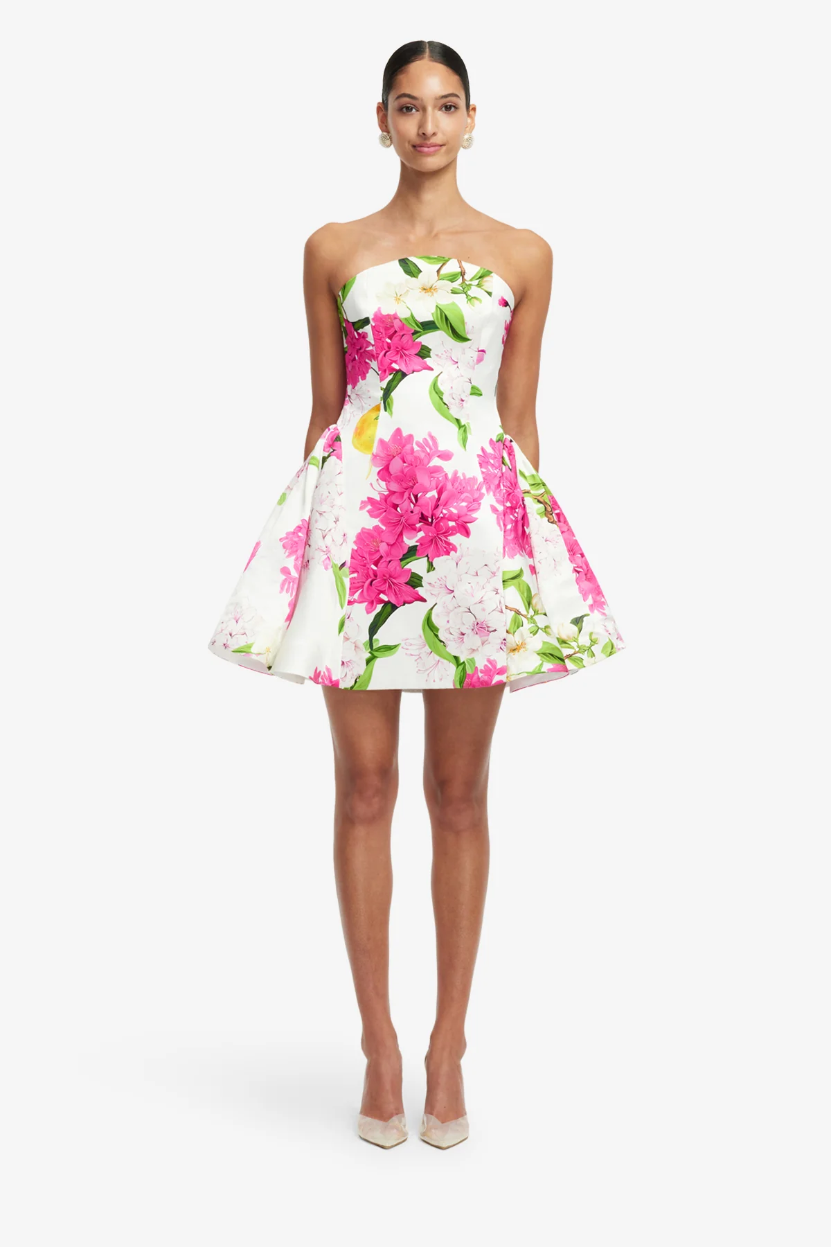 Reese Bustier Mini Dress - Floral Pear Print - Image 2