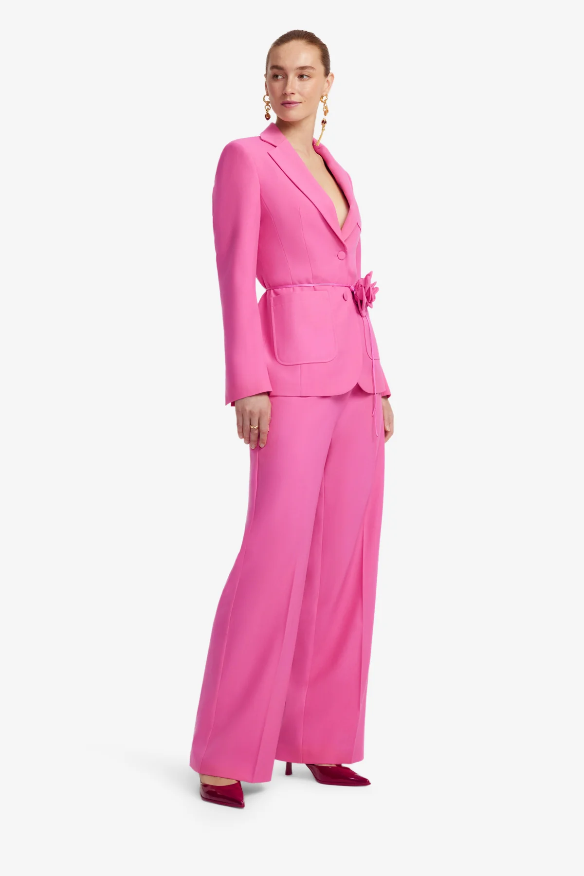 Vesper Fitted Blazer - Fuchsia - Image 4